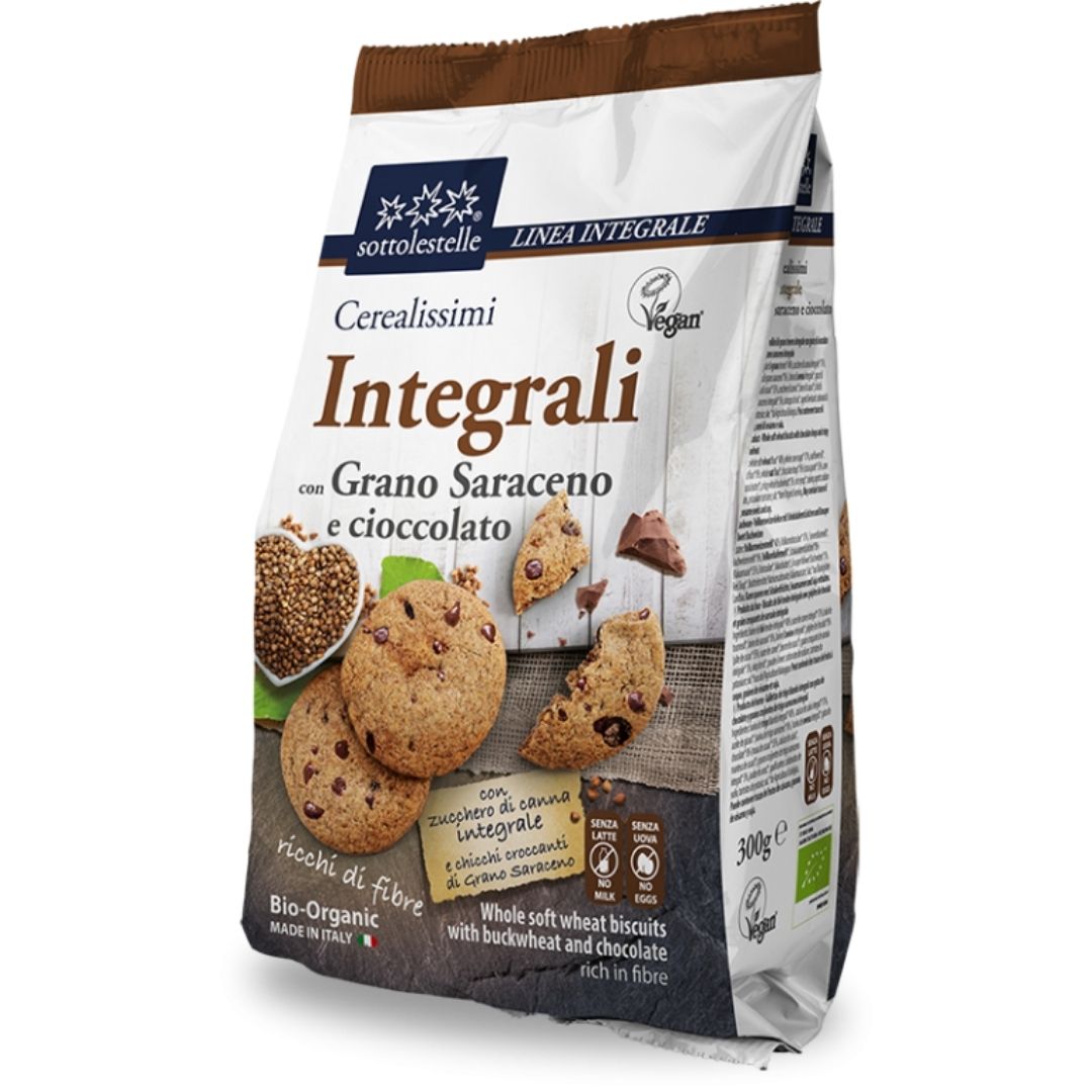 CEREALISSIMI SARACENO INTEGRALE E GOCCE CIOCCOLATO